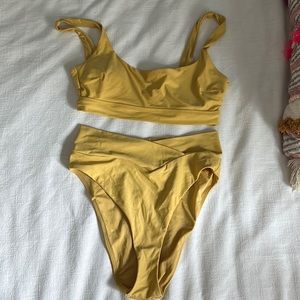 Yellow aerie bikini